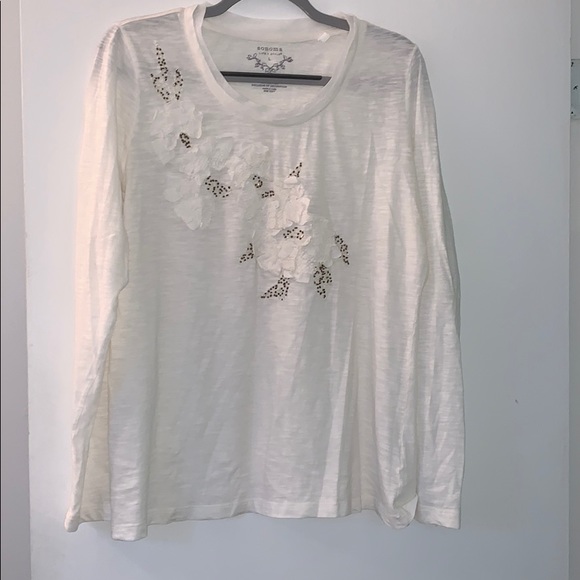 Sonoma New ,never worn flower design and beads - Picture 5 of 9